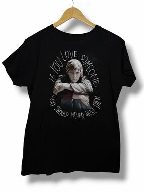 American Horror Story Tate Langdon Evan Peters Graphic Tee Black Horror TV Shirt